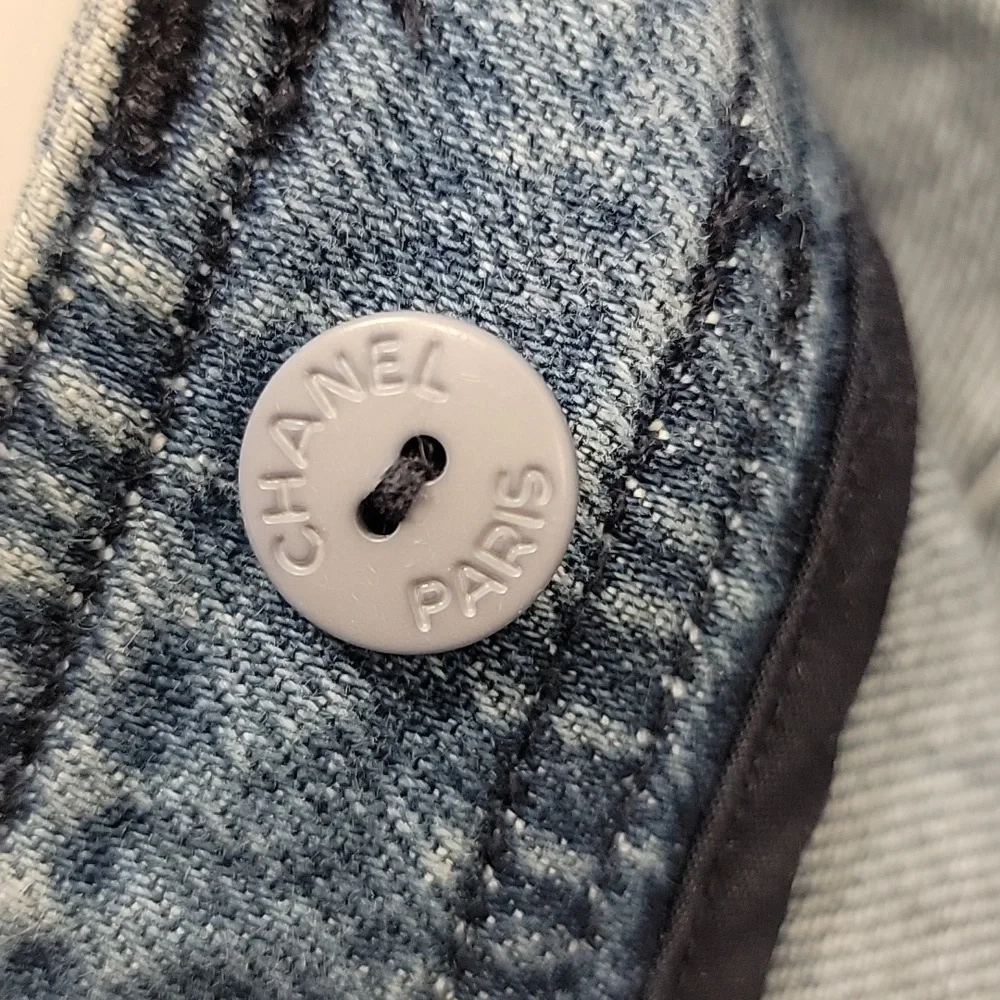 Chanel Paris -Dallas Cruise collection Denim Shorts